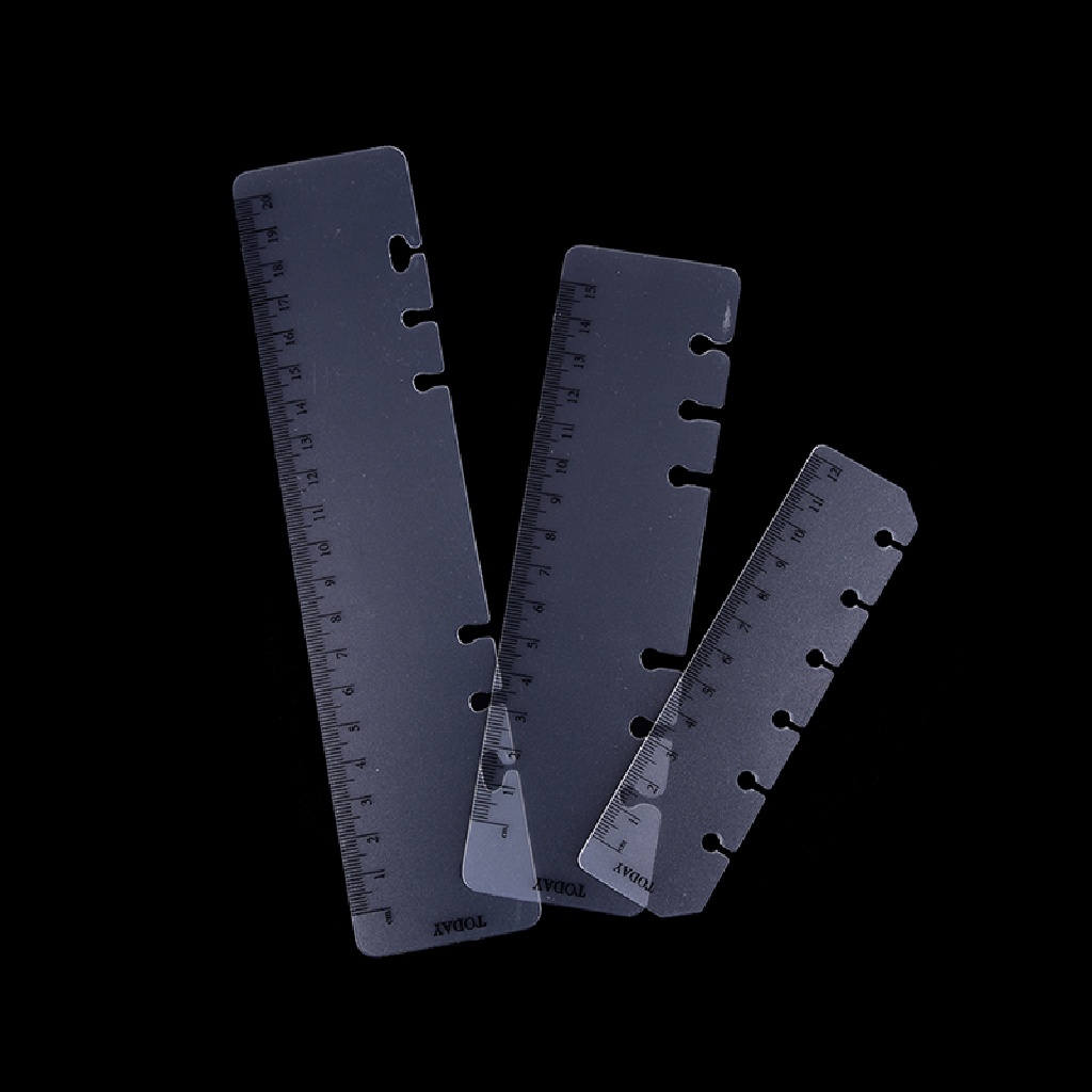 Thước Đo 6 Lỗ Khổ A5 A6 A7 Bằng Nhựa PVC Tiện Dụng