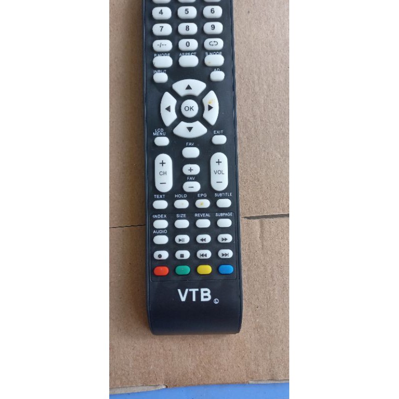 Điều khiển đầu thu VTB ,Remote đầu truyển hình kỹ thuật số VTB loại tốt tặng kèm pin