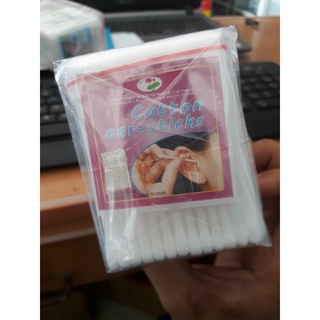 Tăm bông (que gòn) lấy rái tai lốc 12 gói