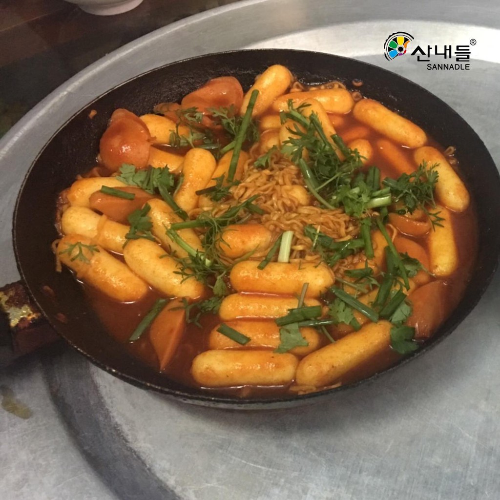 Bánh gạo Hàn Quốc Jofood 500g +chả cá+sốt