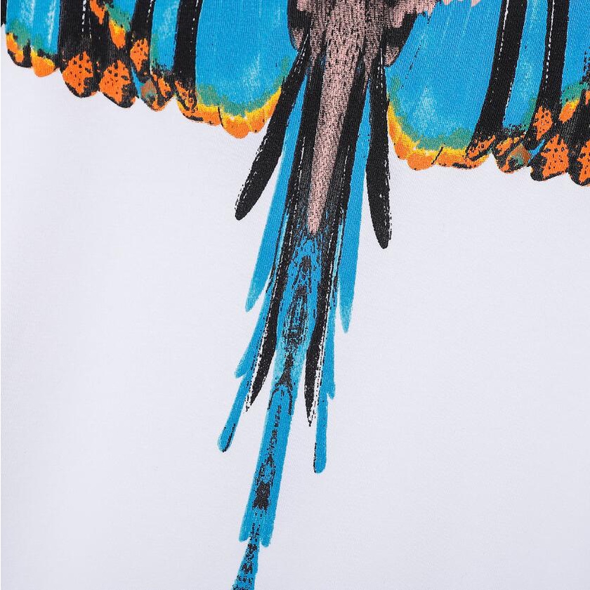 Áo Thun Đen Tay Ngắn In Hình Đôi Cánh Thời Trang Cho Nam