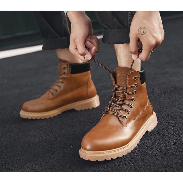 Giày Boot Nam Cổ Cao ENGLAND RETRO GN322