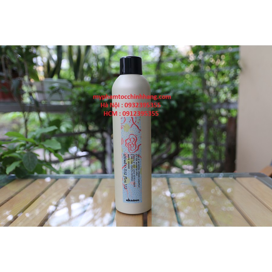 GÔM XỊT CỨNG GIỮ NẾP LÂU DÀI DAVINES EXTRA STRONG , STRONG, MEDIUM HAIRSPRAY 400ML