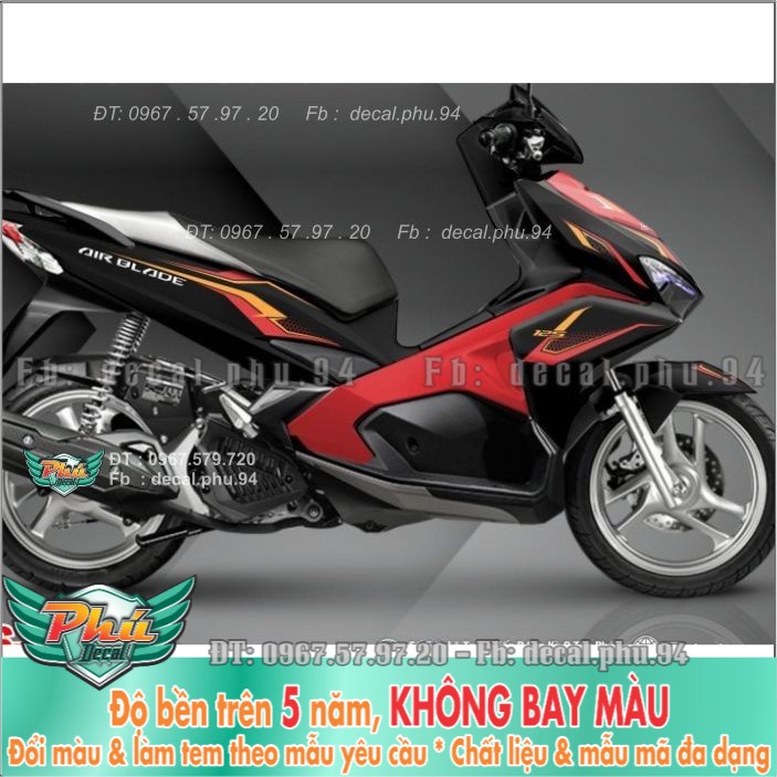 Tem rời Aribalde đỏ đen 2016-2019 (B) -1