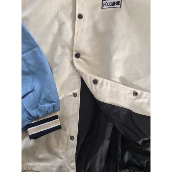 [Có ảnh thật] Áo bomber jacket kaki phối tay xanh unisex Nam Nữ shop Jum.closet | BigBuy360 - bigbuy360.vn