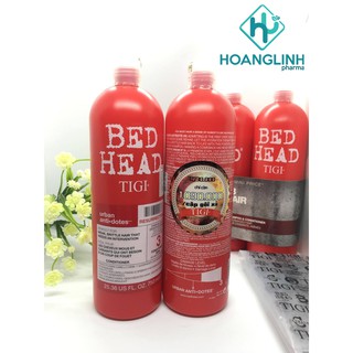 CẶP DẦU GỘI DẦU XẢ TIGI 750ML CHÍNH HÃNG SIÊU PHỤC HỒI, HƯƠNG THƠM TÁO QUYẾN RŨ