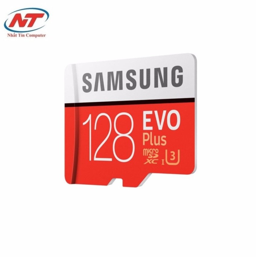 k89 Thẻ nhớ MicroSDXC Samsung Evo Plus 128GB UHS-I U3 100MB/s (Đỏ) + Tặng Adapter Samsung 1