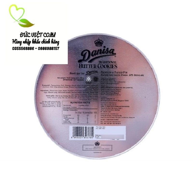 Bánh quy bơ Danisa hộp 200g hsd: luôn mới | BigBuy360 - bigbuy360.vn