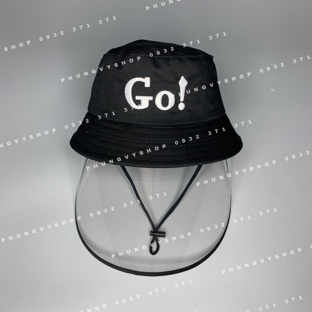 Bé 2.5-6 Tuổi/ Vòng đầu 52cm_ Mũ CHỐNG GIỌT BẮN cho bé trai bé gái- GO GO!- Nón cản bụi trẻ em