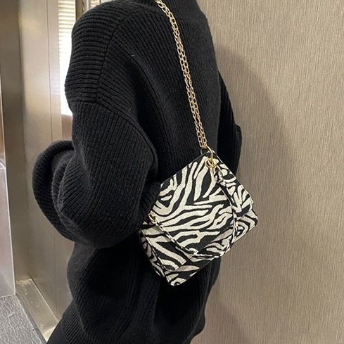 Túi Đeo Chéo Họa Tiết Da Báo Thời Trang Cho Nữ
