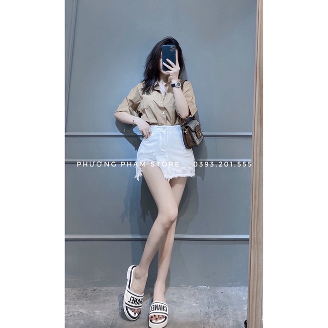 Chân váy jean rách cv19 | BigBuy360 - bigbuy360.vn