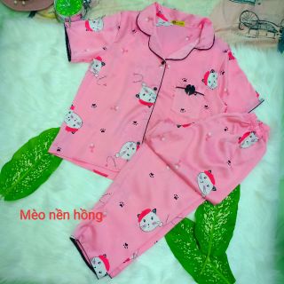 Đồ bộ mặc nhà lụa satin cao cấp