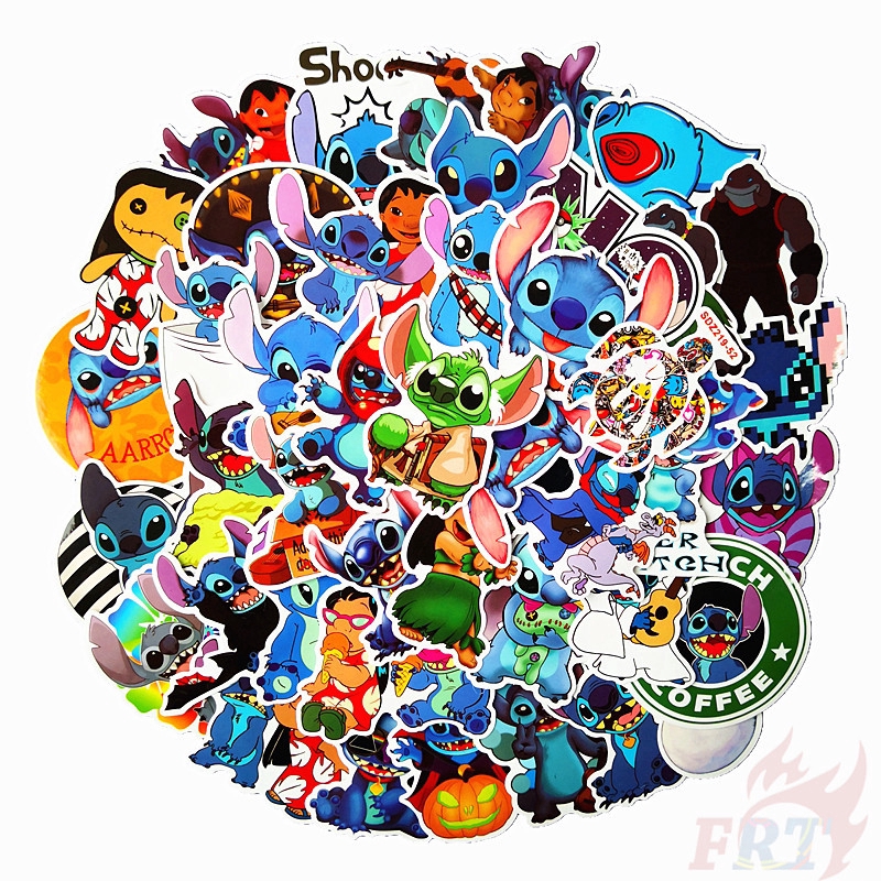 ❉ Lilo &amp; Stitch - Series 10 Disney Cartoon Stickers ❉ 50Pcs/Set DIY Fashion Luggage Laptop Skateboard Doodle Stickers