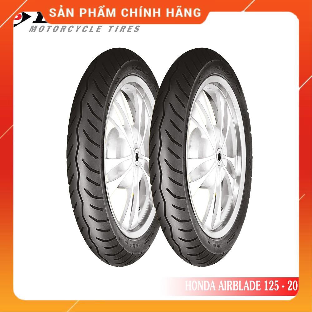 Cặp lốp  ( Vỏ ) xe HONDA AIR BLADE 125 2016 DUNLOP TRƯỚC 80/90-14 D115 và SAU 90/90-14 D115 _ Lốp Trung Thành