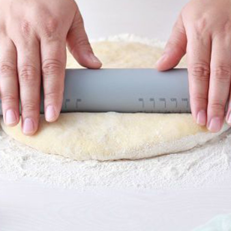 Adjustable Silicone Pin Roller for Baking Dough Pizza Cookies