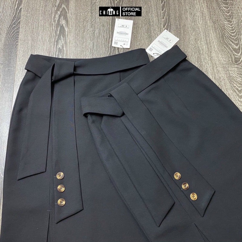 [NHẬP MÃ CHAS500 GIẢM NGAY 20K ĐƠN HÀNG 500] Chân váy bút chì công sở CHIANG xẻ vạt dây cách điệu cao cấp | BigBuy360 - bigbuy360.vn