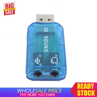 Usb 1.1 Mic / Loa Âm Thanh 7.1 Ch 3d Cho Pc Laptop