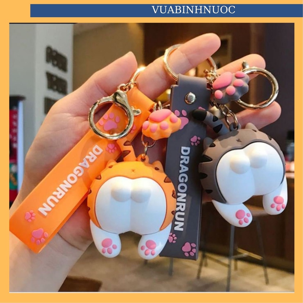 Móc khóa hổ dễ thương, móc khóa độc lạ dễ thương - vuabinhnuoc