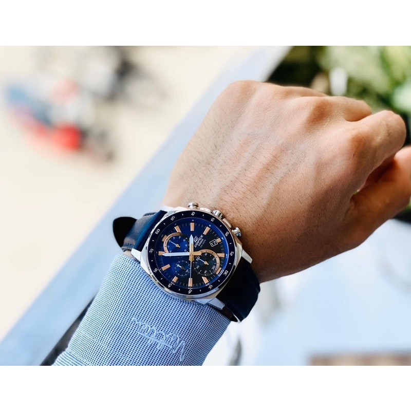 Đồng hồ nam Casio Edifice EFV-600L-2A Blue Sea siêu đẹp dành cho AE !!!