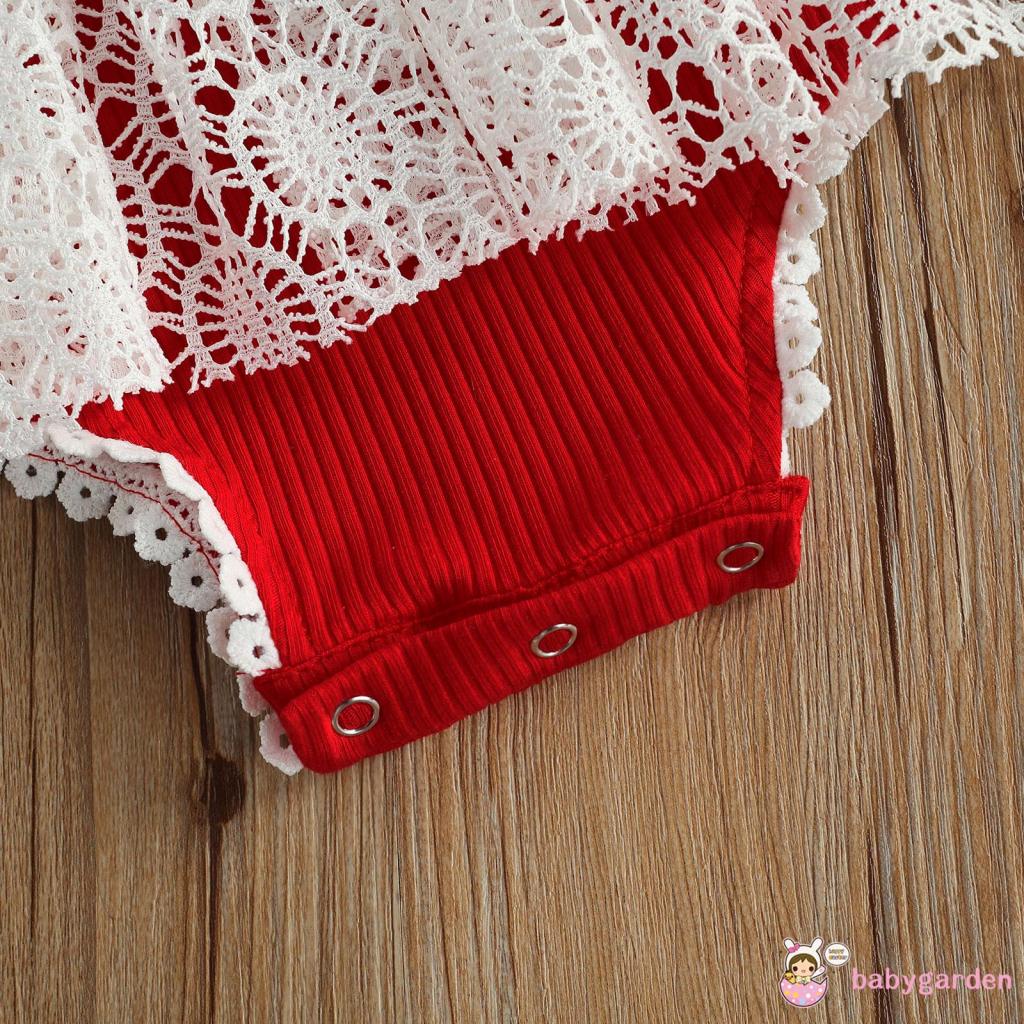 Áo liền quần hoặc Đầm cổ tròn không tay phối ren thời trang xuân hè cho bé gái