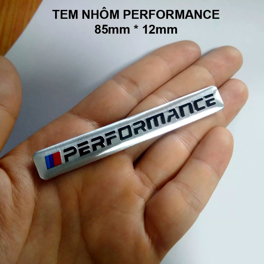 Tem Nhôm PERFORMANCE trang trí xe máy,,xe hơi