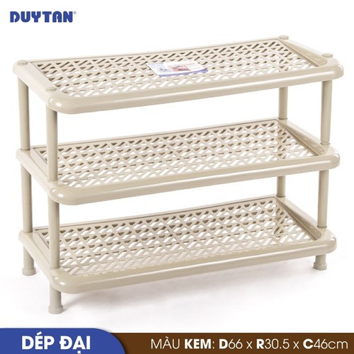 Kệ dép nhựa đại duy tân 3 Tầng ( KT : 66 x 30.5 x 46 cm )