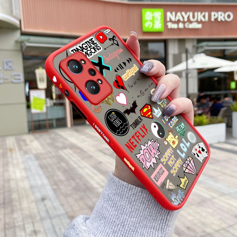 Ốp Điện Thoại Cứng Viền Vuông Màu Nhám Cho Realme GT Neo 2 GT2 GT 2 Q5 Pro 5G