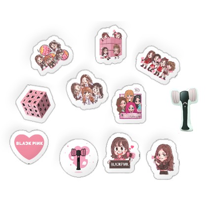 Gấu bông blackpink dạng gối 40cm GB4I8 gấu bông cute gấu bông dễ thương