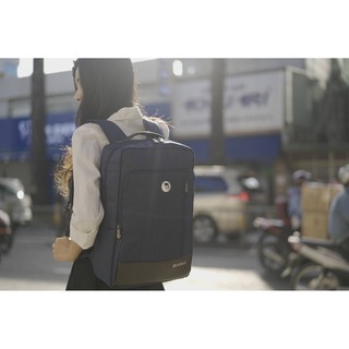 Ba lô laptop 15 inch Mikkor The Ralph thiết kế sang trọng, thời trang nam nữ unisex nhiều ngăn rộng rãi, bảo hành 5 năm