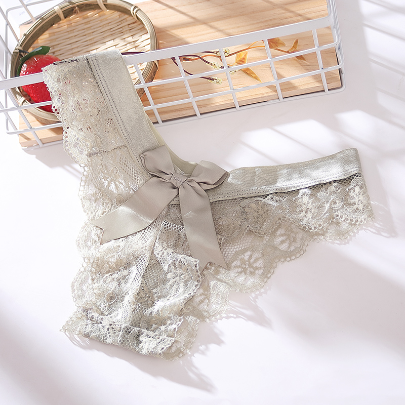 AOFEIQIKE Quần lót ren hoa phong cách gợi cảm size S-XL