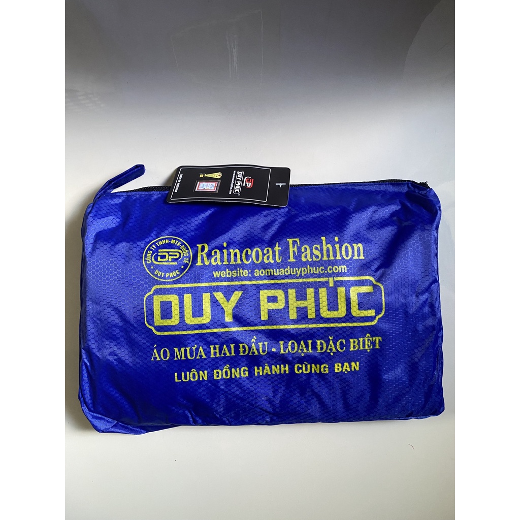 Áo mưa 2 đầu Duy Phúc chống thấm - vải dù siêu nhẹ