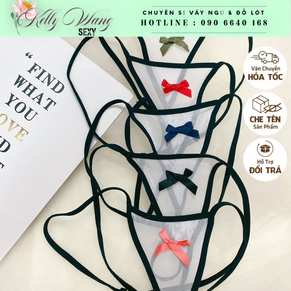 SHOP BÁN GIÁ GỐC LẤY 5 SAO  - CHÍP LỌT KHE LƯỚI TRƠN CÓ NƠ - QUẦN LÓT NỮ SEXY - KELLYWANG