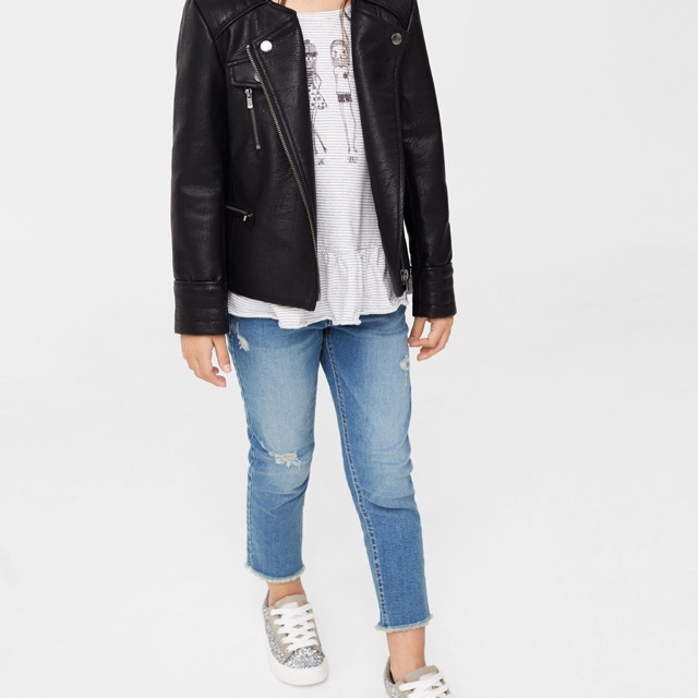 Quần jeans mango bé gái