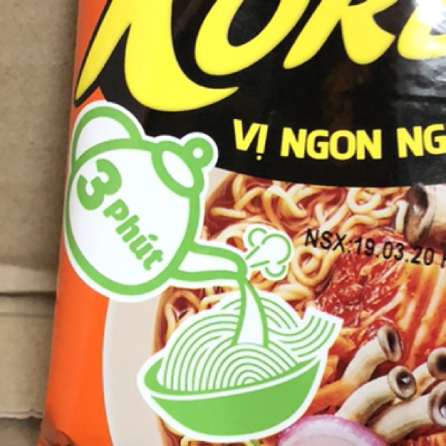 |ĂN LIỀN| Gói Mỳ Koreno Paldo Úp 3 Phút Vị Kimchi 75g