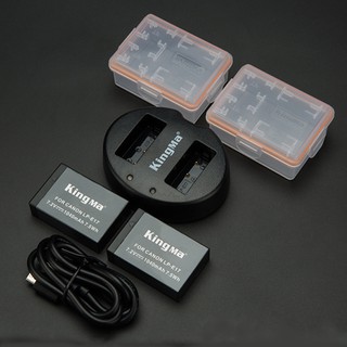 [Rẻ vô địch] Combo 2 pin Kingma + sạc đôi cho Gopro 5, 6, 7 Black