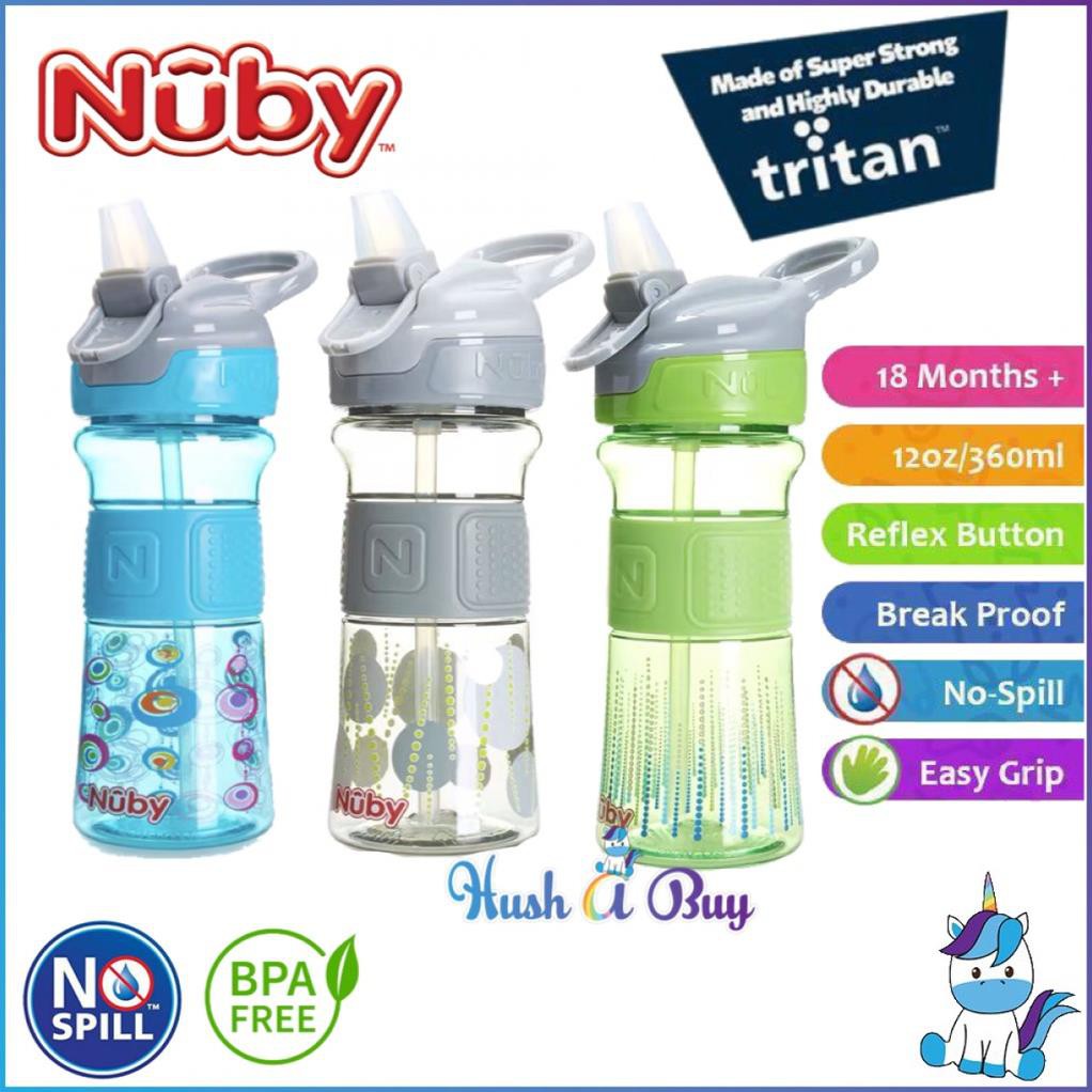 Bình uống nước ống hút Nuby, có dung tích 360ml