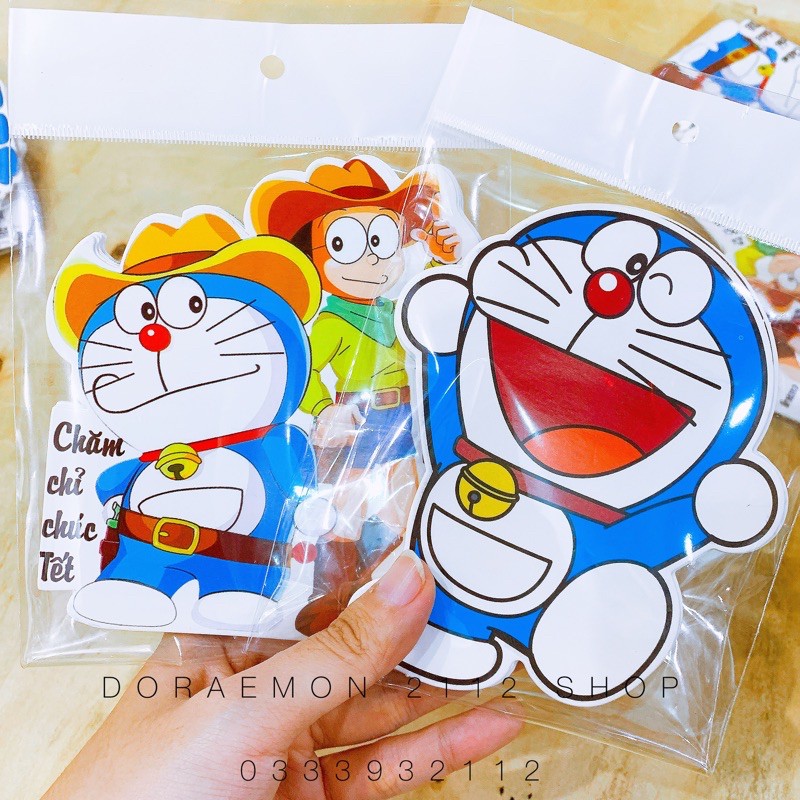 Bộ 5 Bao lì xì Doraemon cao cấp