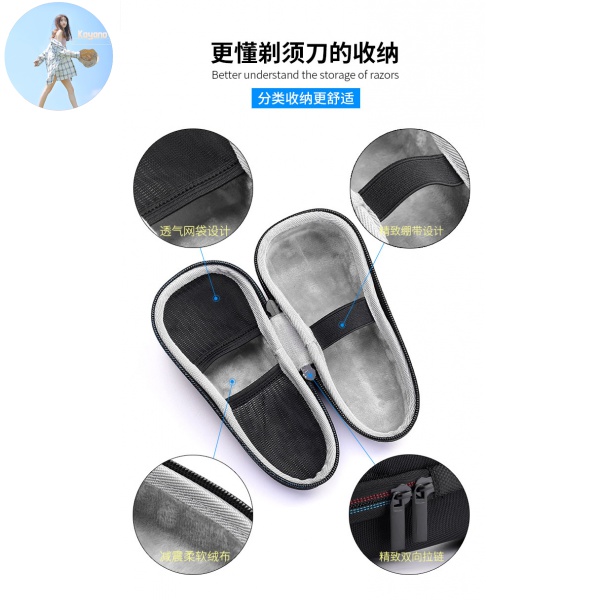 Túi Đựng Dao Cạo Râu Philips Tiện Lợi Khi Đi Du Lịch Ốp | BigBuy360 - bigbuy360.vn