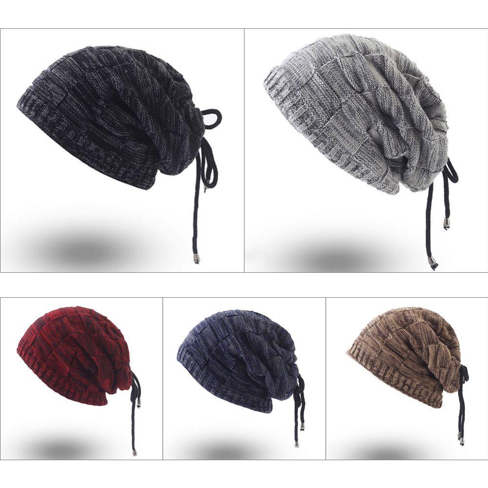 Mũ Beanie Dệt Kim Màu Trơn Đơn Giản Thời Trang Cho Nam Nữ