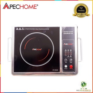 BẾP HỒNG NGOẠI THÂN INOX CÓ TAY CẦM APECHOME APH-BQ230E ( MẶT KÍNH CHỊU LỰC SIÊU BỀN )