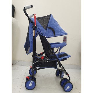 Xe đẩy 1 chiều 3 tư thế siêu gấp gọn khung thép sơn tĩnh điện Xe đẩy gấp gọn cho be sơ sinh cao cấp cỡ lớn