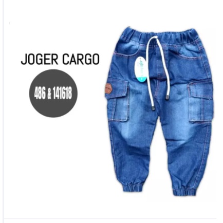 Quần Jogger Jean Phối Túi Cá Tính Dành Cho Bé 2-7 Tuổi