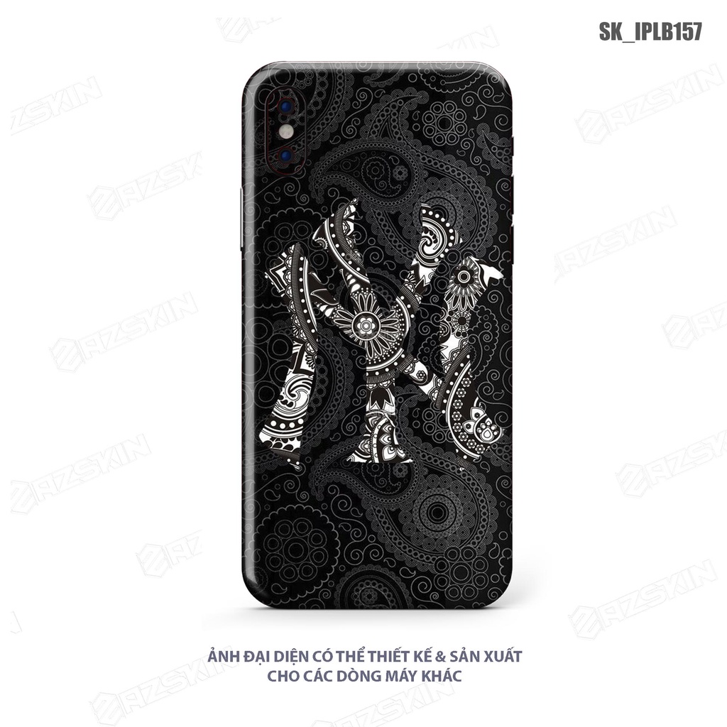 Miếng Dán Skin Full Lưng Viền IPhone Hình Họa Tiết NY |SK_IPLB157| Film 3M Nhập Khẩu, Cắt Khuôn Sẵn, Chống Nước, Bền Màu