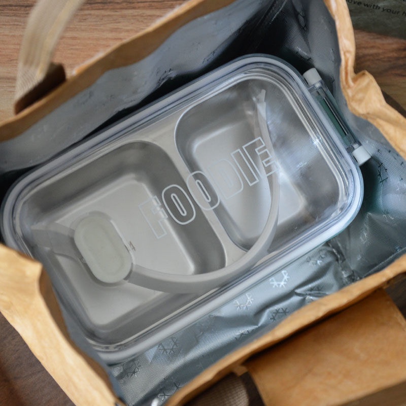 Túi Giấy Giữ Nhiệt Đựng Hộp Cơm Trưa Chống Thấm Nước Phong Cách Nhật Bản