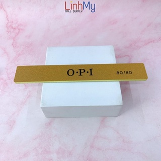 Dũa Móng Gel OPI Da Bò - Dũa Phá Gel Phá Bột Độ Nhám 80/80