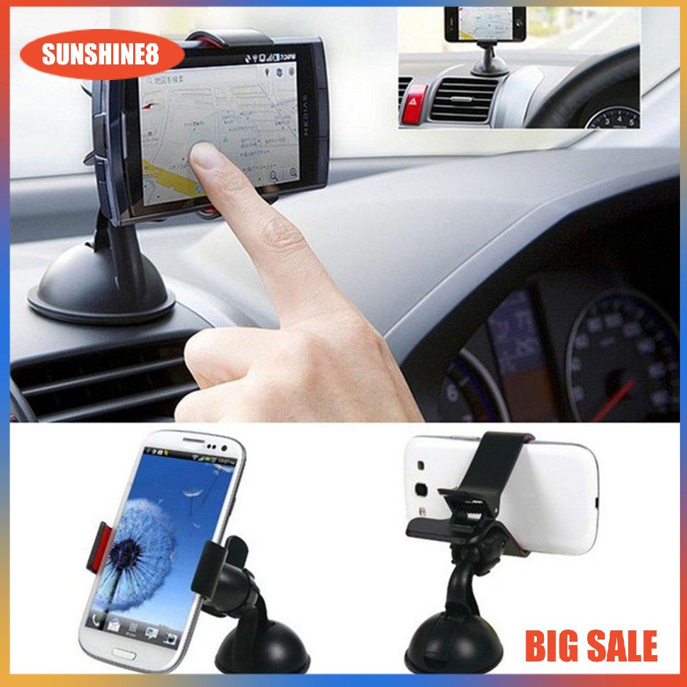【SUN】Giá đỡ điện thoại trên ô tô Giá đỡ định vị GPS xoay 360 độ