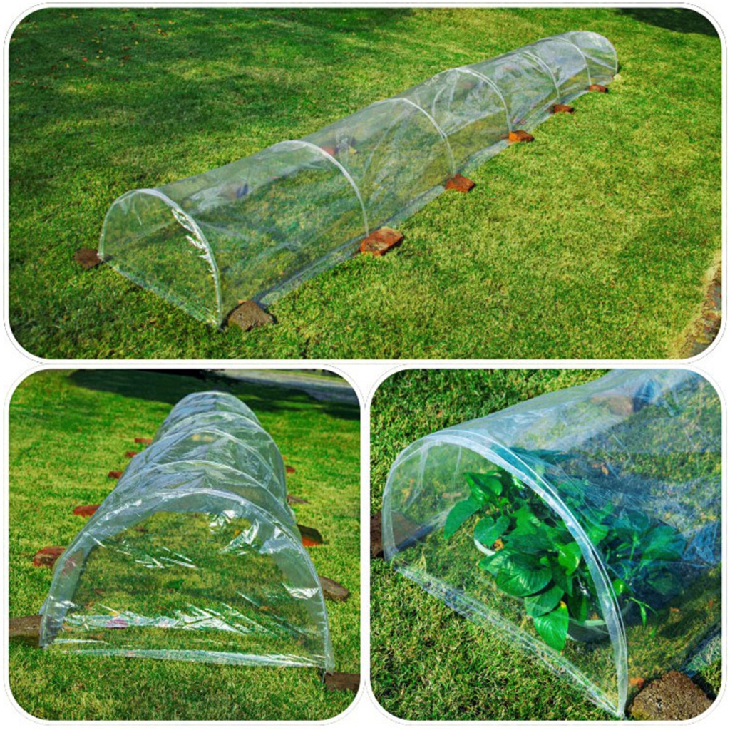 Đường Hầm Bằng Nhựa Mini 5M Giữ Ấm Chống Đóng Băng Cho Nhà Kính