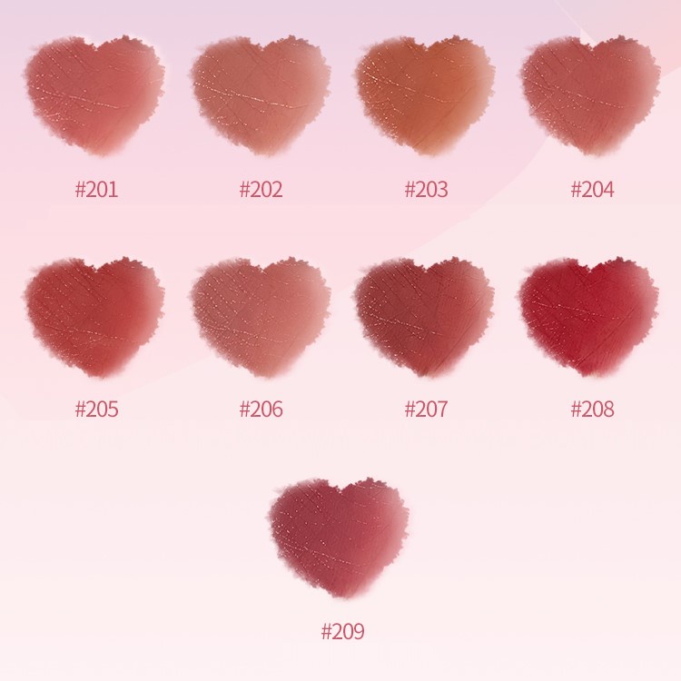 Son kem bóng trái tim Gogo Tales mềm môi Lucky Baby Pink Rippling Water Gogotales Lip Gloss GT340 GOGO99 GT312 GOGO101