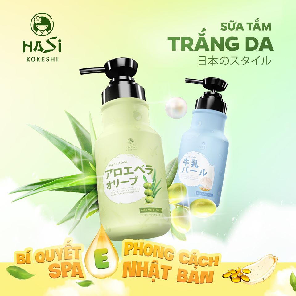 Sữa Tắm Dưỡng Ẩm, Làm Sáng Da Hasi Kokeshi Shower Milk | Hasaki - Sản Phẩm Chính Hãng