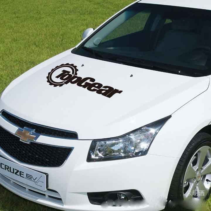 Sticker Nhãn Dán Trang Trí Xe Ô Tô Top Gear Thể Thao Cá Tính